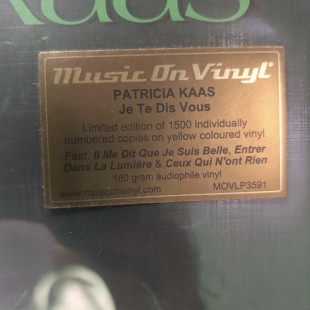 Patricia Kaas - Je Te Dis Vous (Limited Edit) (Numbered) (color) (2LP)