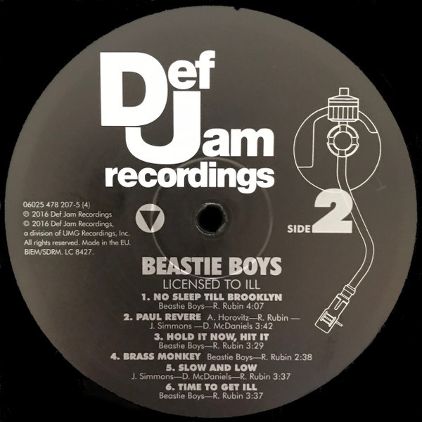 Виниловая пластинка Beastie Boys - Licensed To Ill (30th Anniversary Edit) (LP)
