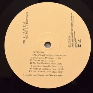 Eric Clapton - Me And Mr Johnson (LP)