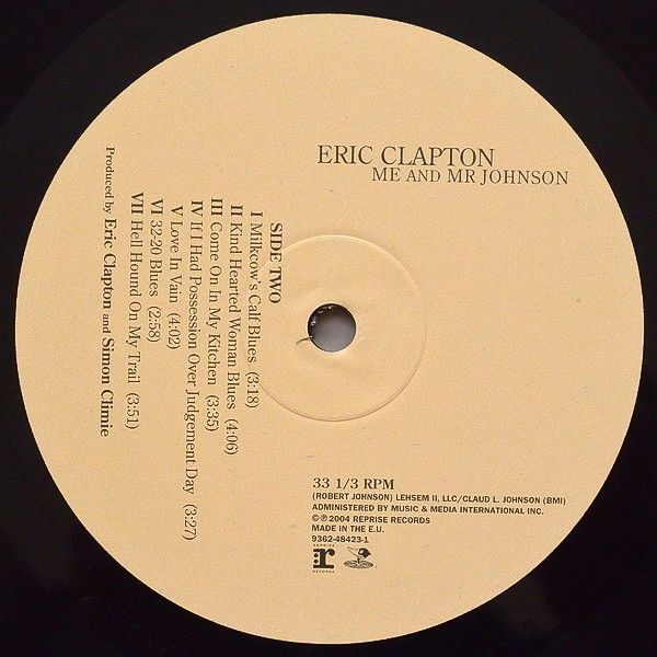 Eric Clapton - Me And Mr Johnson (LP)