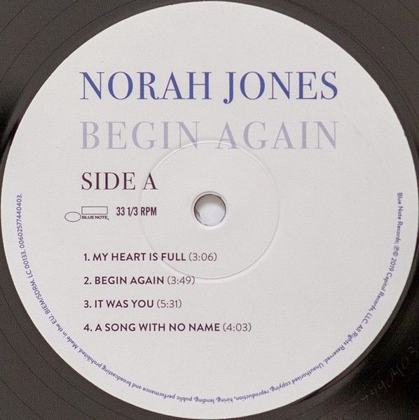 Norah Jones - Begin Again (LP)