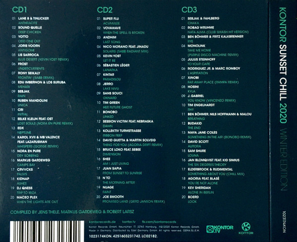 Kontor Sunset Chill 2020 - Winter Edition (3CD)