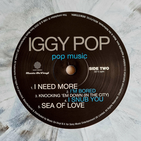Iggy Pop - Pop Music (Limited Edit) (Numbered) (color) (2LP)