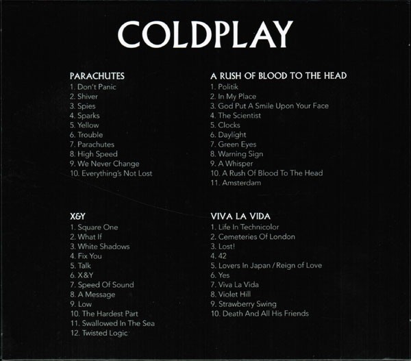 Coldplay / 4CD Catalogue Set (4CD)