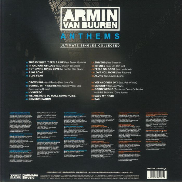 Armin Van Buuren - Anthems (Ultimate Singles Collected) (2LP)