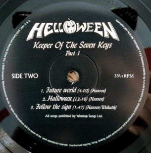 Уценка! Виниловая пластинка Helloween – Keeper Of The Seven Keys - Part I (LP)