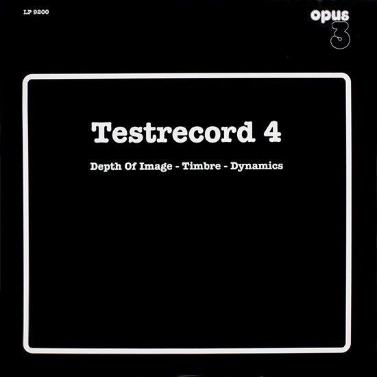 Test Record 4 - Тестовая пластинка (Depth Of Image, Timbre, Dynamics) (LP)