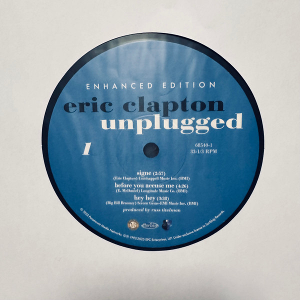 Eric Clapton — Unplugged: Enhanced Edition (3LP)