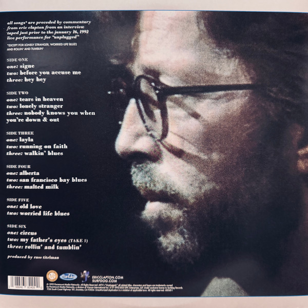 Eric Clapton — Unplugged: Enhanced Edition (3LP)