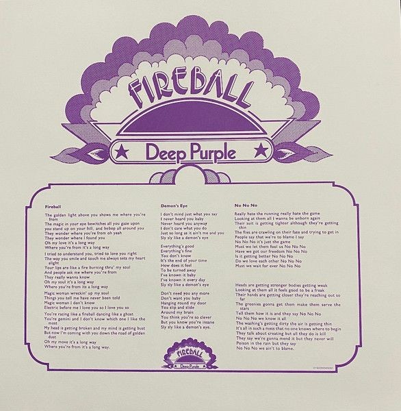 Deep Purple - Fireball (Limited Edit) (color) (LP)