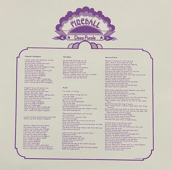 Deep Purple - Fireball (Limited Edit) (color) (LP)