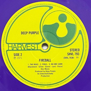 Deep Purple - Fireball (Limited Edit) (color) (LP)