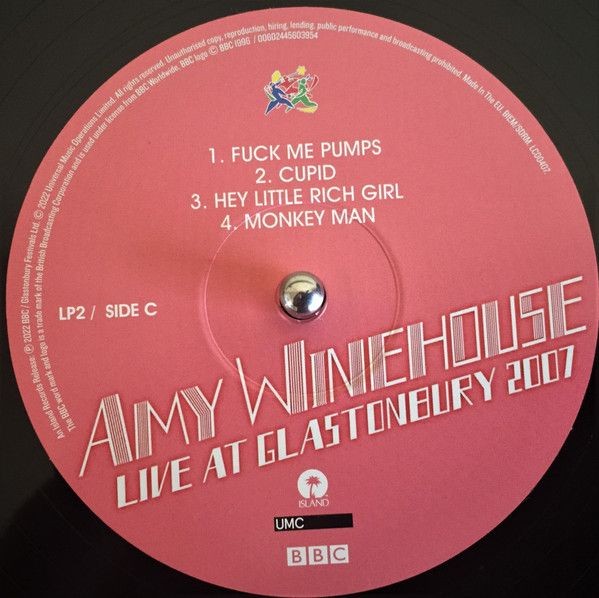 Amy Winehouse. Live At Glastonbury 2007 (2LP)