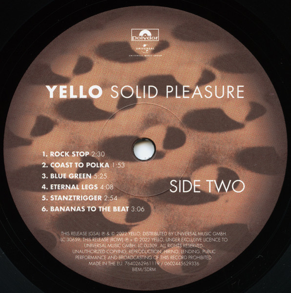 Yello: Solid Pleasure / I.T. Splash (Limited Edition) (Special Edition) (ColoR) (2LP)