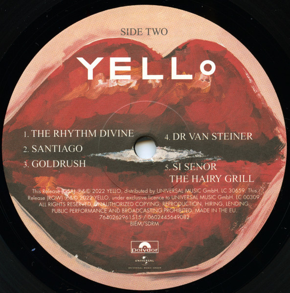 Yello - One Second / Goldrush (Limited Edit) (color) (Special Edit) (Reissue 2022) (2LP)