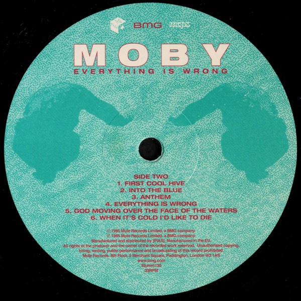 MOBY - Everything Is Wrong (LP)