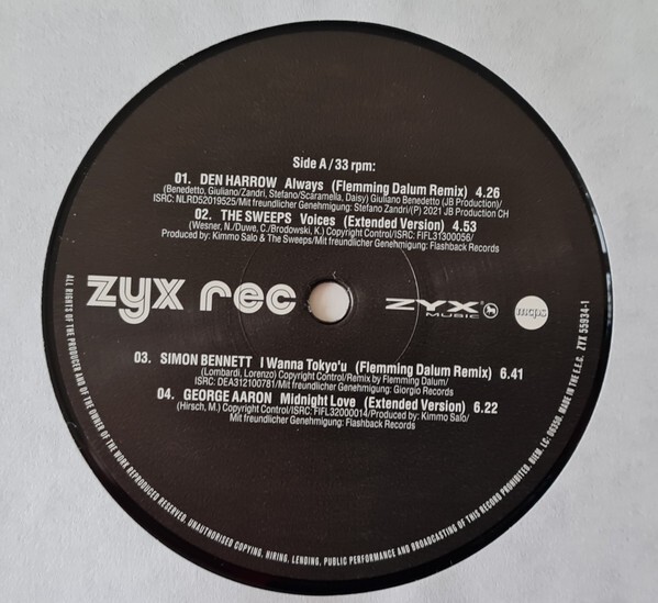 ZYX Italo Disco New Generation Vinyl Edition Vol.4  (Сборник) (LP)