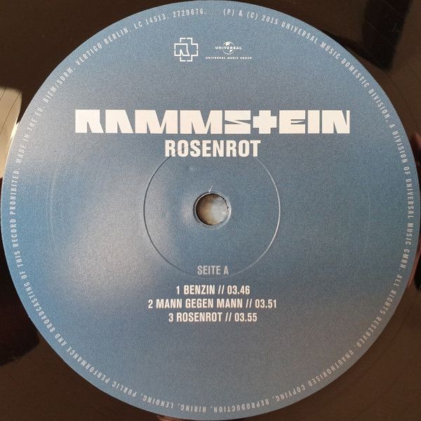 Rammstein - Rosenrot (2LP)