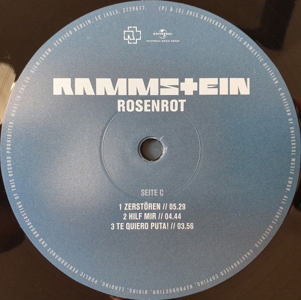 Rammstein - Rosenrot (2LP)