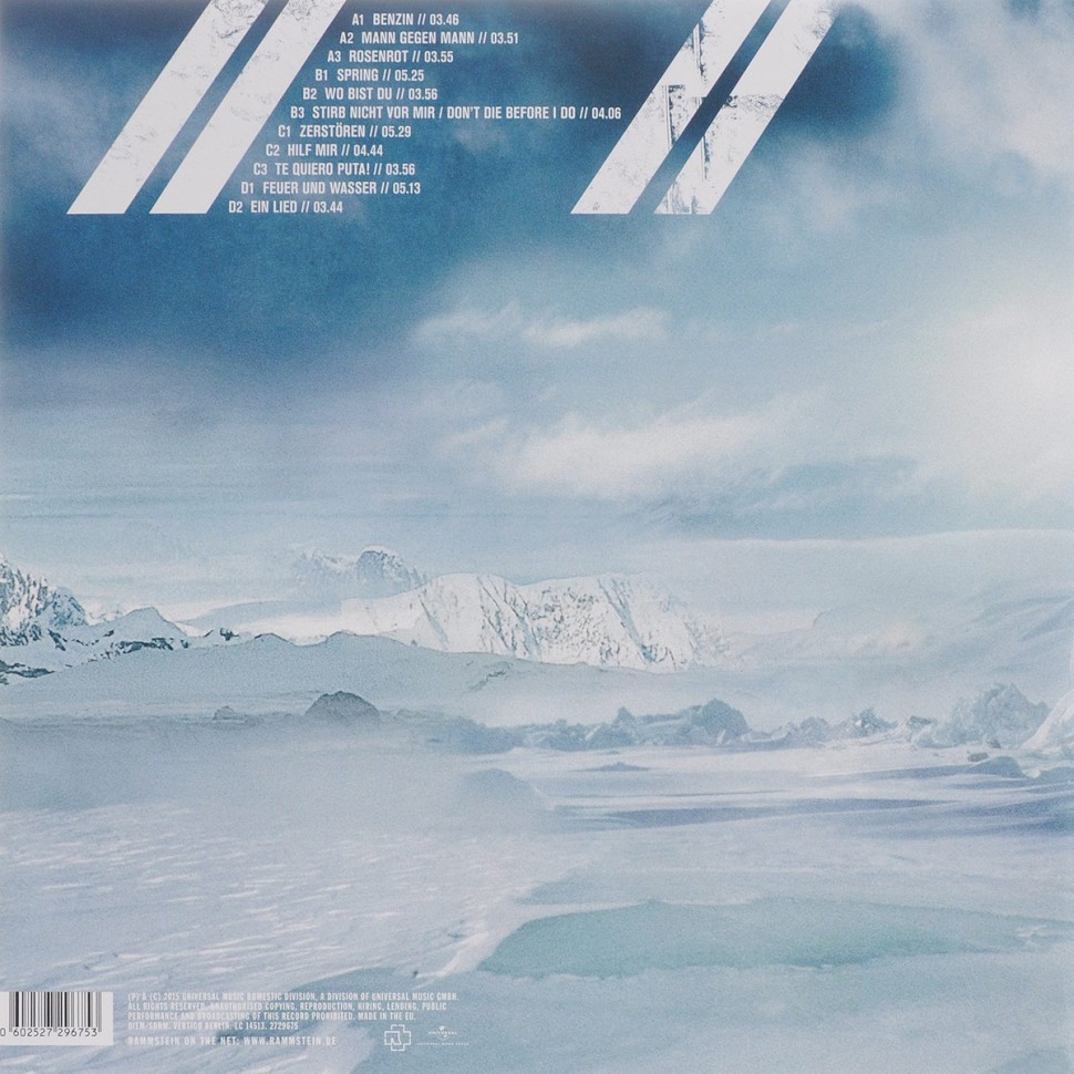 Rammstein - Rosenrot (2LP)