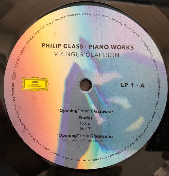 Philip Glass. Vikingur Olafsson - Piano Works (2LP)