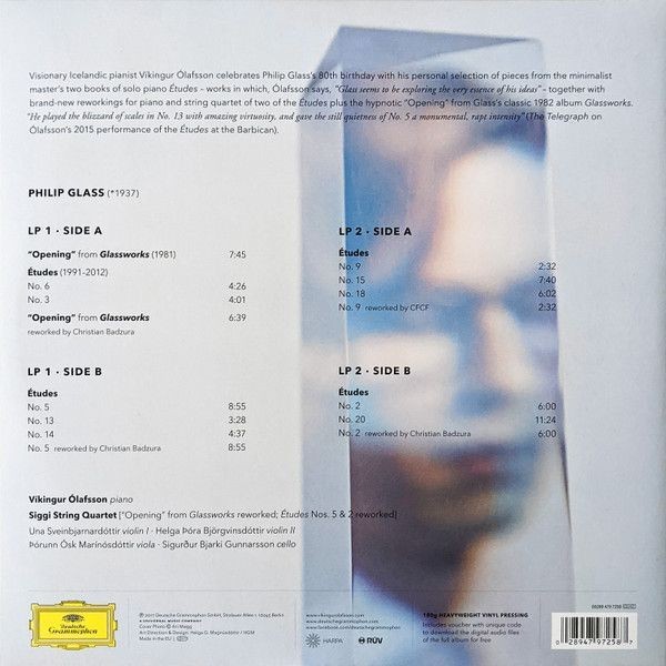 Philip Glass. Vikingur Olafsson - Piano Works (2LP)