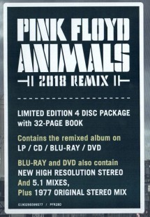 Pink Floyd - Animals (2018 Remix) (Box Sex) (LP+CD+Blu-ray+DVD)
