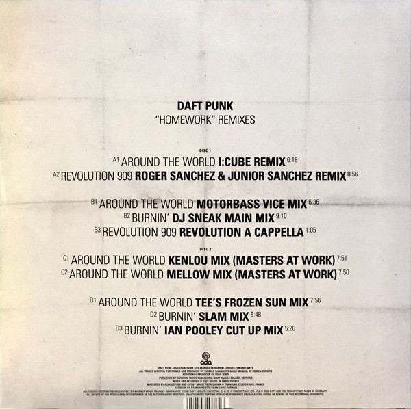 Daft Punk - "Homework" Remixes (2LP)