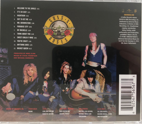 Guns N' Roses - Appetite For Destruction (CD)