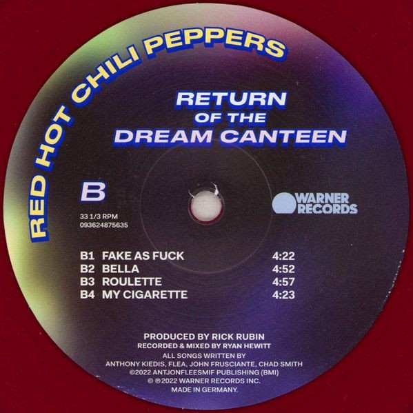 Red Hot Chili Peppers - Return Of The Dream Canteen (Limited Edit) (Violet) (2LP)