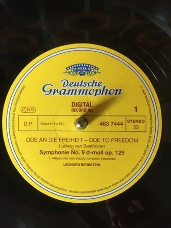 Bernstein, Beethoven. Ода Свободе. (Bernstein в Берлине). Симфония No.9 (2LP)