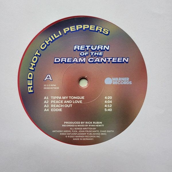 Red Hot Chili Peppers - Return Of The Dream Canteen (Limited Edit) (Pink) (2LP)