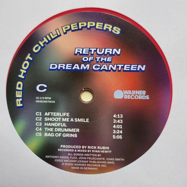 Red Hot Chili Peppers - Return Of The Dream Canteen (Limited Edit) (Pink) (2LP)
