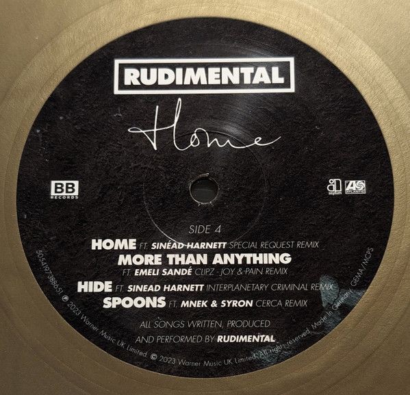 Rudimental - Home (color) (Limited Edit) (10th Anniversary Edit) (2LP)
