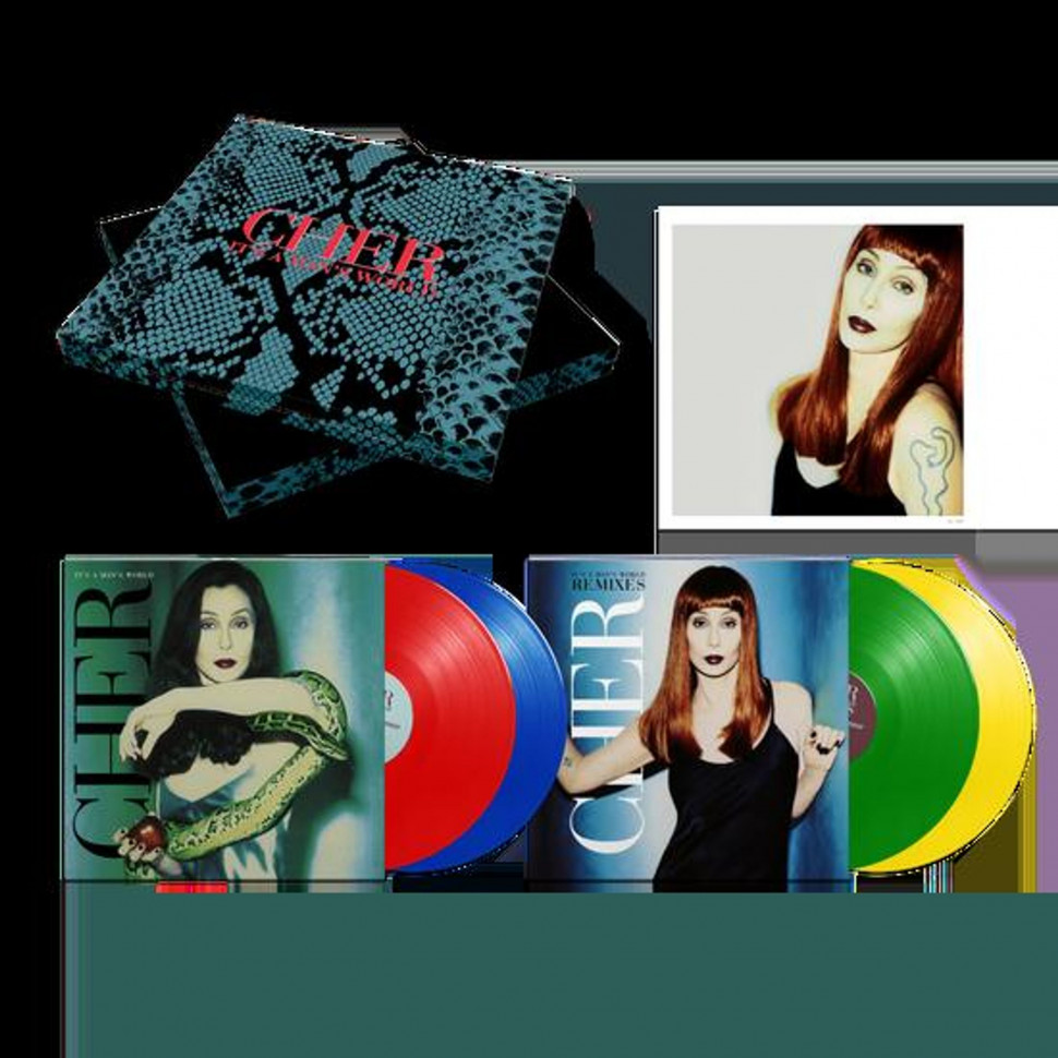 Виниловая пластинка Cher - It's A Man's World (Box set) (Deluxe Edit) (Numbered) (Color)(4LP)