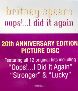 Britney Spears - Oops!...I Did It Again (Picture Disc) (20th Anniversary Edit) (LP)