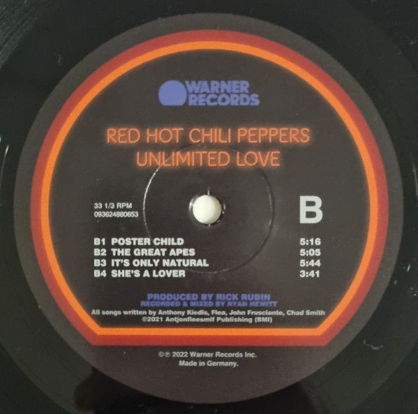 Red Hot Chili Peppers - Unlimited Love (Deluxe Edit) (2LP)