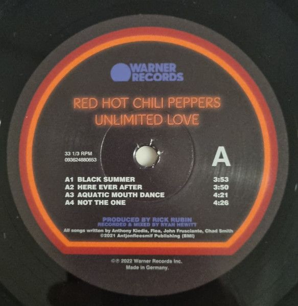 Red Hot Chili Peppers - Unlimited Love (Deluxe Edit) (2LP)