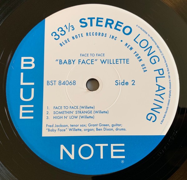 "Baby Face" Willette - Face To Face (LP)
