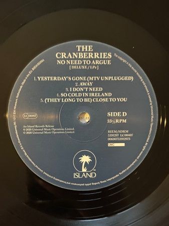 Cranberries - No Need To Argue (2 LP)