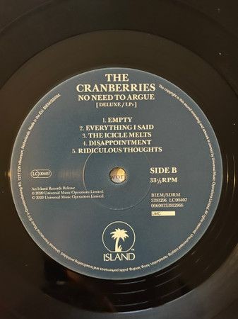Cranberries - No Need To Argue (2 LP)