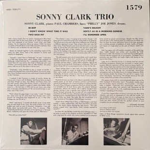 Sonny Clark Trio. Sonny Clark Trio  (Unofficial Release) (LP)