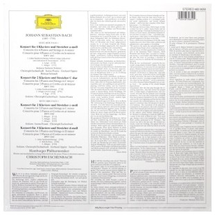 Bach, Christoph Eschenbach • Justus Frantz • Gerhard Oppitz • Helmut Schmidt,, Гамбургский филармонический оркестр - Концерты для фортепиано с оркестром BWV 1060 • 1061 • 1063 • 1065 (LP)