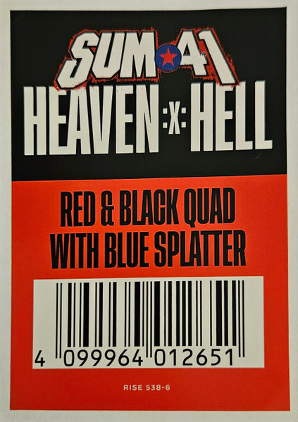 Sum 41 - Heaven :x: Hell (Limited Edit) (Splatter) (2LP)
