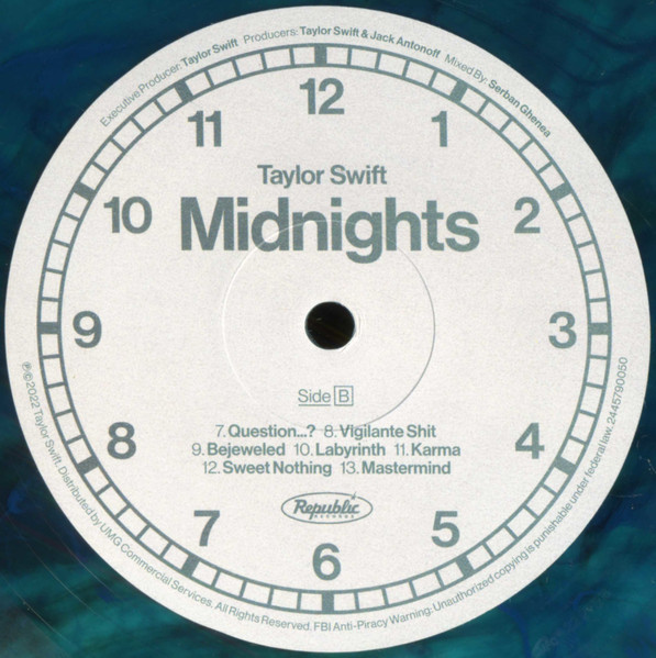 Taylor Swift - Midnights (Special Edit) (Jade Green Marbled - color) (LP)
