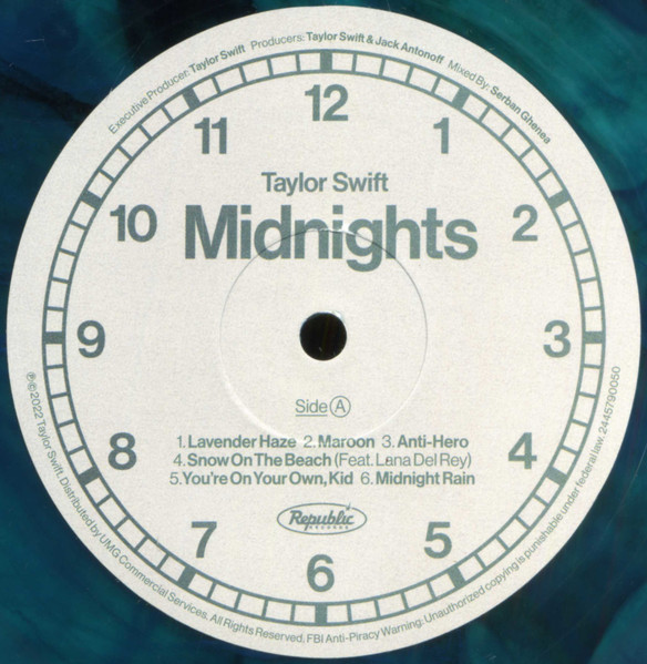 Taylor Swift - Midnights (Special Edit) (Jade Green Marbled - color) (LP)