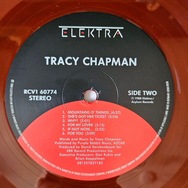 Tracy Chapman - Tracy Chapman (coloured) (LP)
