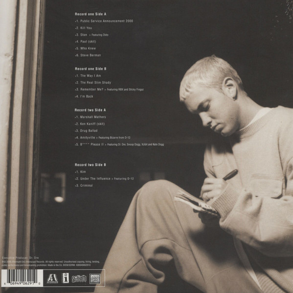 Виниловая пластинка Eminem - The Marshall Mathers (2LP)