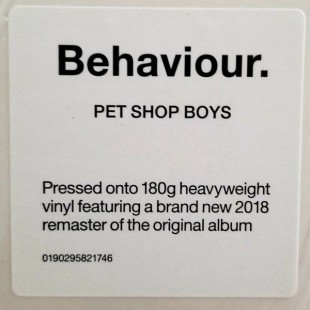 Pet Shop Boys - Behaviour (LP)