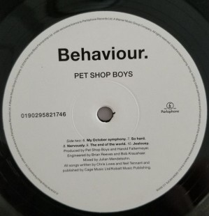 Pet Shop Boys - Behaviour (LP)